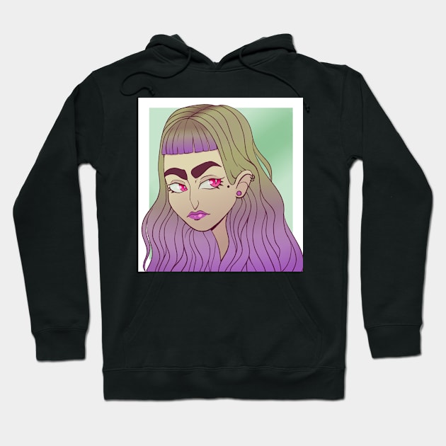 Snake Girl Hoodie by Twkirky